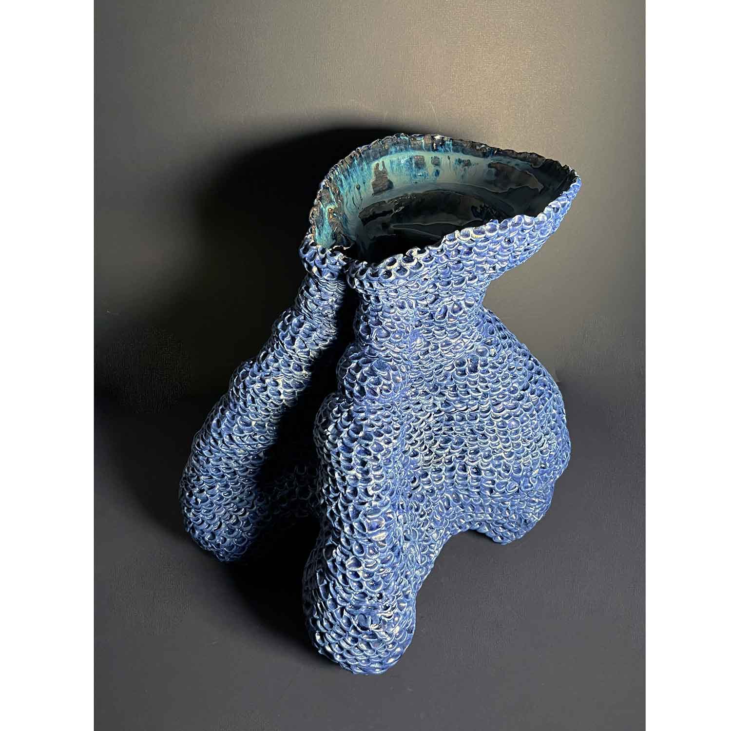Blue Guardian 2 - Petroff Gallery - Ceramic Art