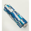 Lesley & Al Kroach - Turquoise and White Mezuzah