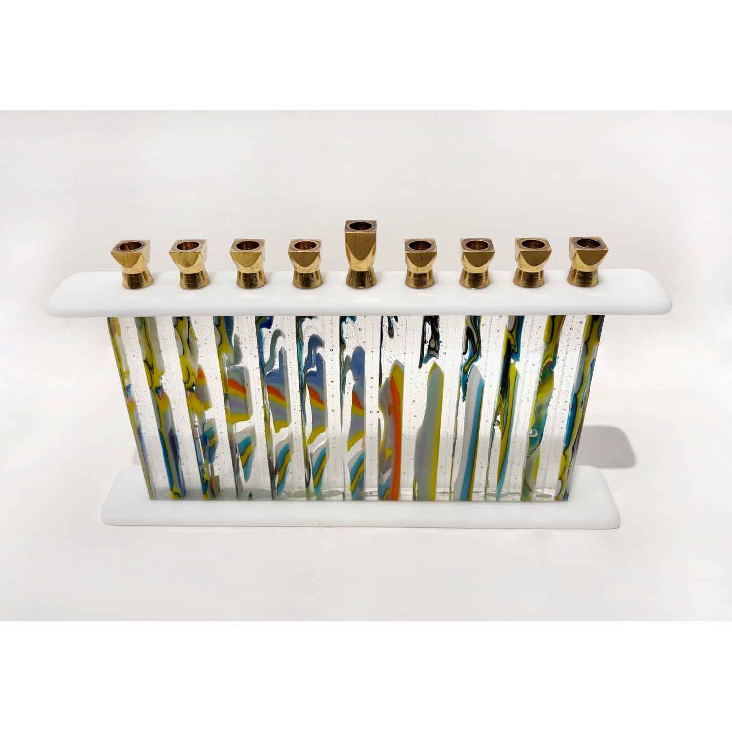 Melting Colours Menorah - Petroff Gallery - Judaica