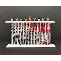 Harmony in Flame Menorah - Petroff Gallery - Judaica