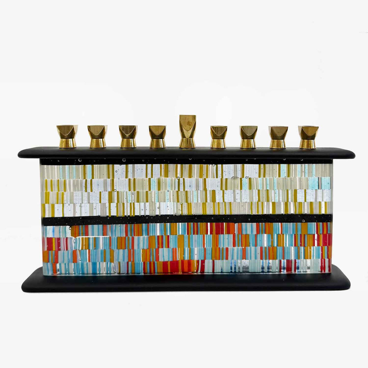 Weaving Menorah - Petroff Gallery - Judaica