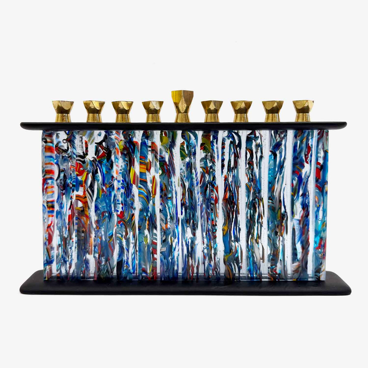 Fracture Menorah - Petroff Gallery - Judaica