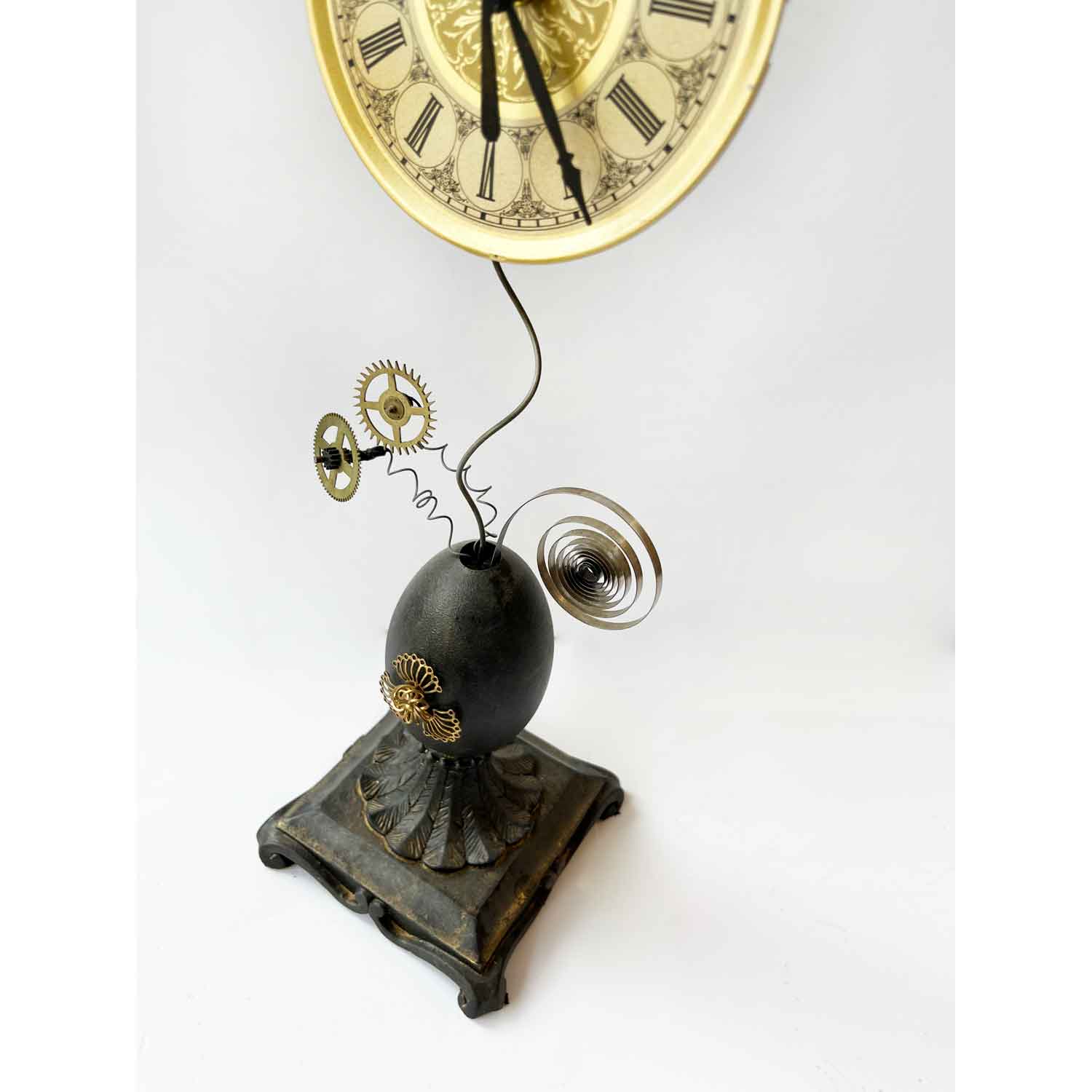 Tall Square Base Clock 6638 - Petroff Gallery
