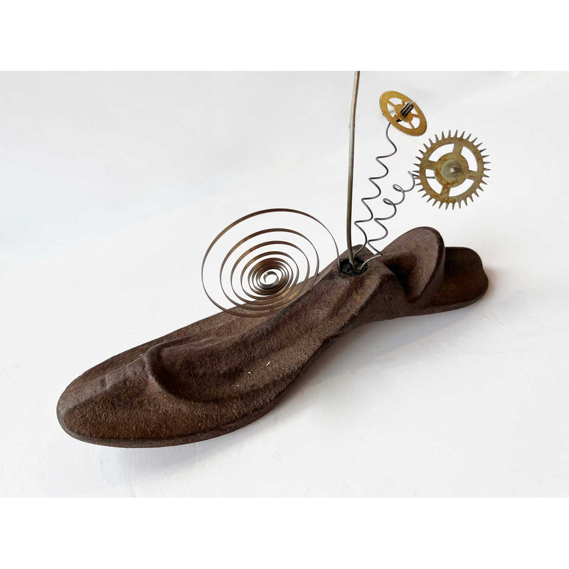 Shoe Mold Clock 6659 - Petroff Gallery - Mixed Media Art