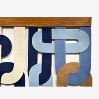 Loops Blues 40" x 60"