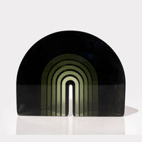 Large Gray Halo & Small Hyacinth Datum - Petroff Gallery - Glass Art