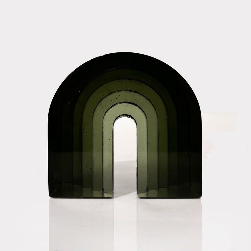 Small Grey Arch - Petroff Gallery - Glass Art