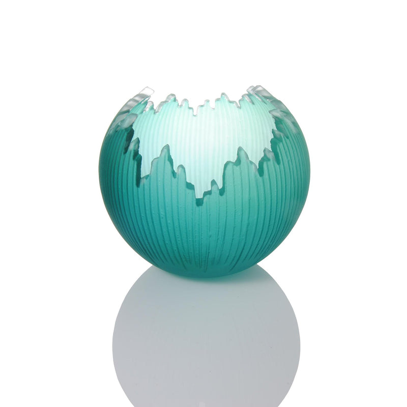 Lagoon Saw Carved Orb 8" Petroff Gallery 