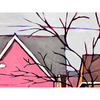 Laneway Traffic 36" x 48" - Petroff Gallery - Painting