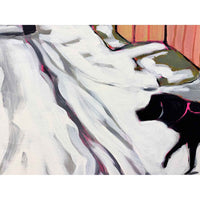 Laneway Traffic 36" x 48" - Petroff Gallery - Painting