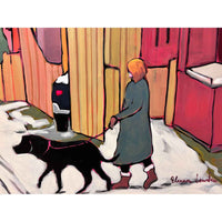 Laneway Traffic 36" x 48" - Petroff Gallery - Painting