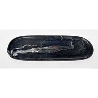 Large Oblong Tray Black - Petroff Gallery - Tableware