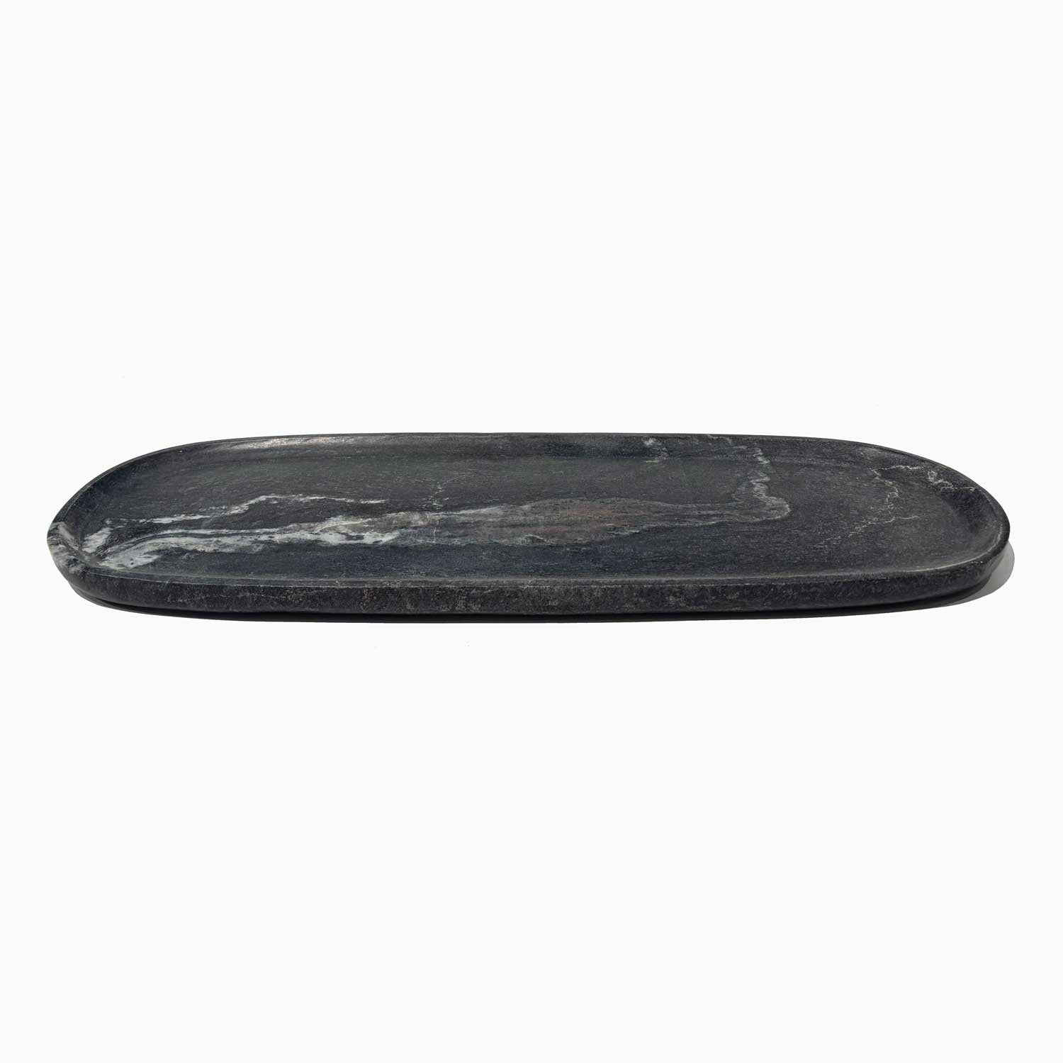 Large Oblong Tray Black - Petroff Gallery - Tableware
