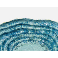 Large Turquoise Coil Bowl - Petroff Gallery - Ceramic Art