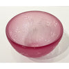 Large Bowl Dark Pink - Petroff Gallery - Glass Art