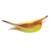 Large Etched Leaf Citron Saffron - Petroff Gallery -  - 
