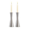 Large Hammerwork Candleholders - Petroff Gallery -  - Yair Emanuel - Large Hammerwork Candleholders