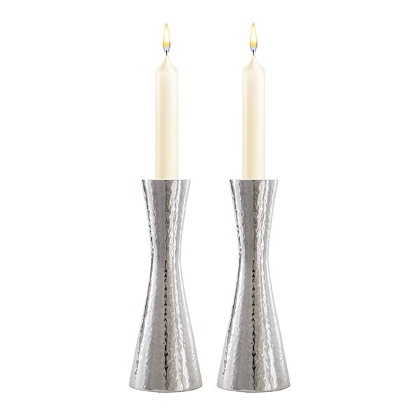 Large Hammerwork Candleholders - Petroff Gallery -  - Yair Emanuel - Large Hammerwork Candleholders