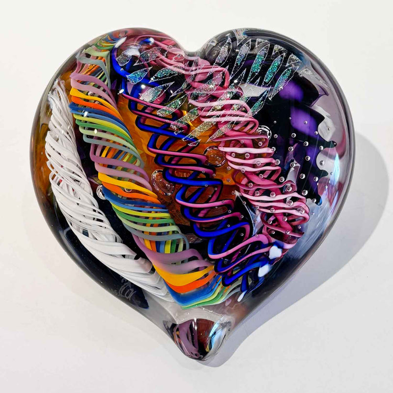 Large Heart 2 - Petroff Gallery - Glass Art