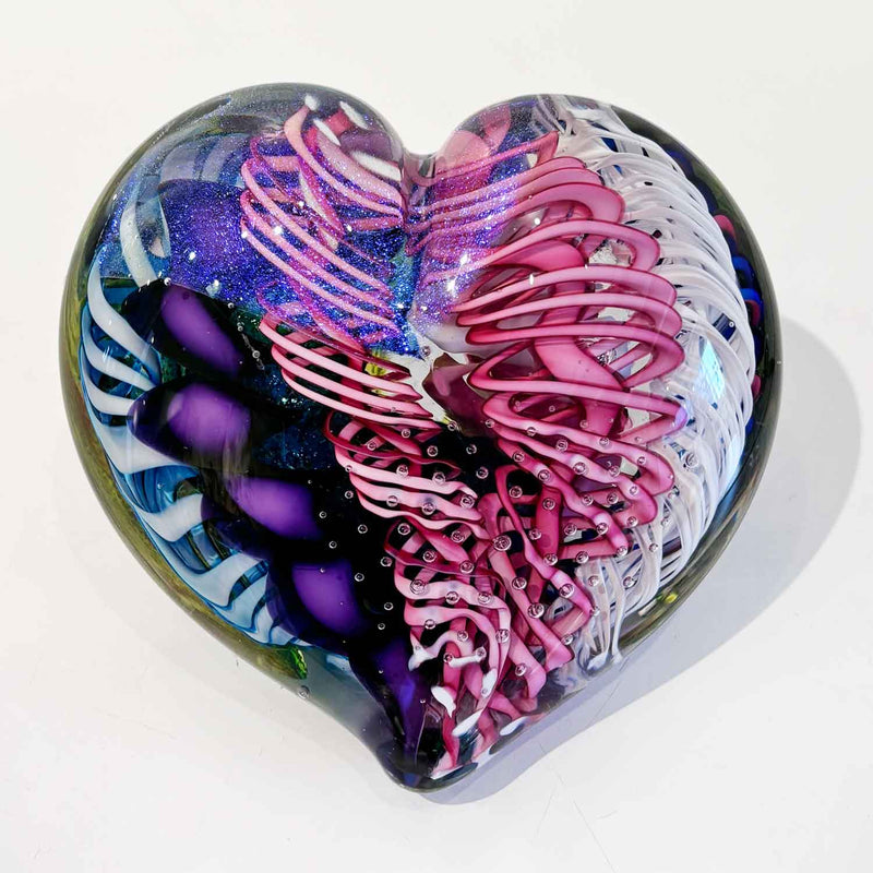 Large Heart 3 - Petroff Gallery - Glass Art