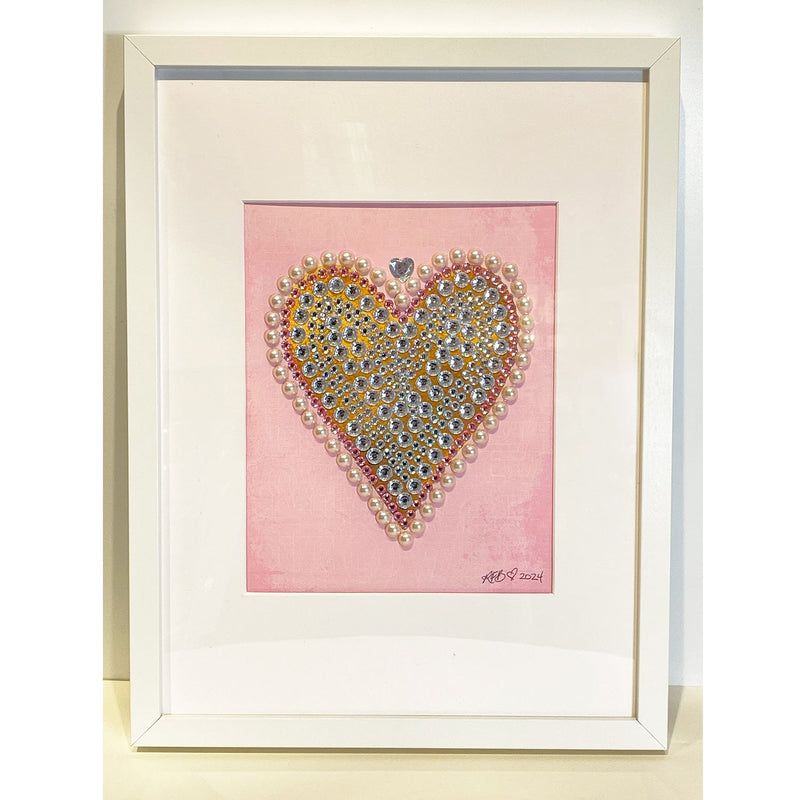 Large Pink Heart Diamond - Petroff Gallery -  - Rhonda Brewes - Large Pink Heart Diamond