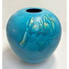 Large Turquoise Vase - Petroff Gallery -  - Kayo O'Young - Large Turquoise Vase, 12.5" x 8.5" x 8.5"