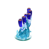 Large Twist Menorah / Candelabra - Petroff Gallery -  - Michael Hudson Menorah / Candelabra