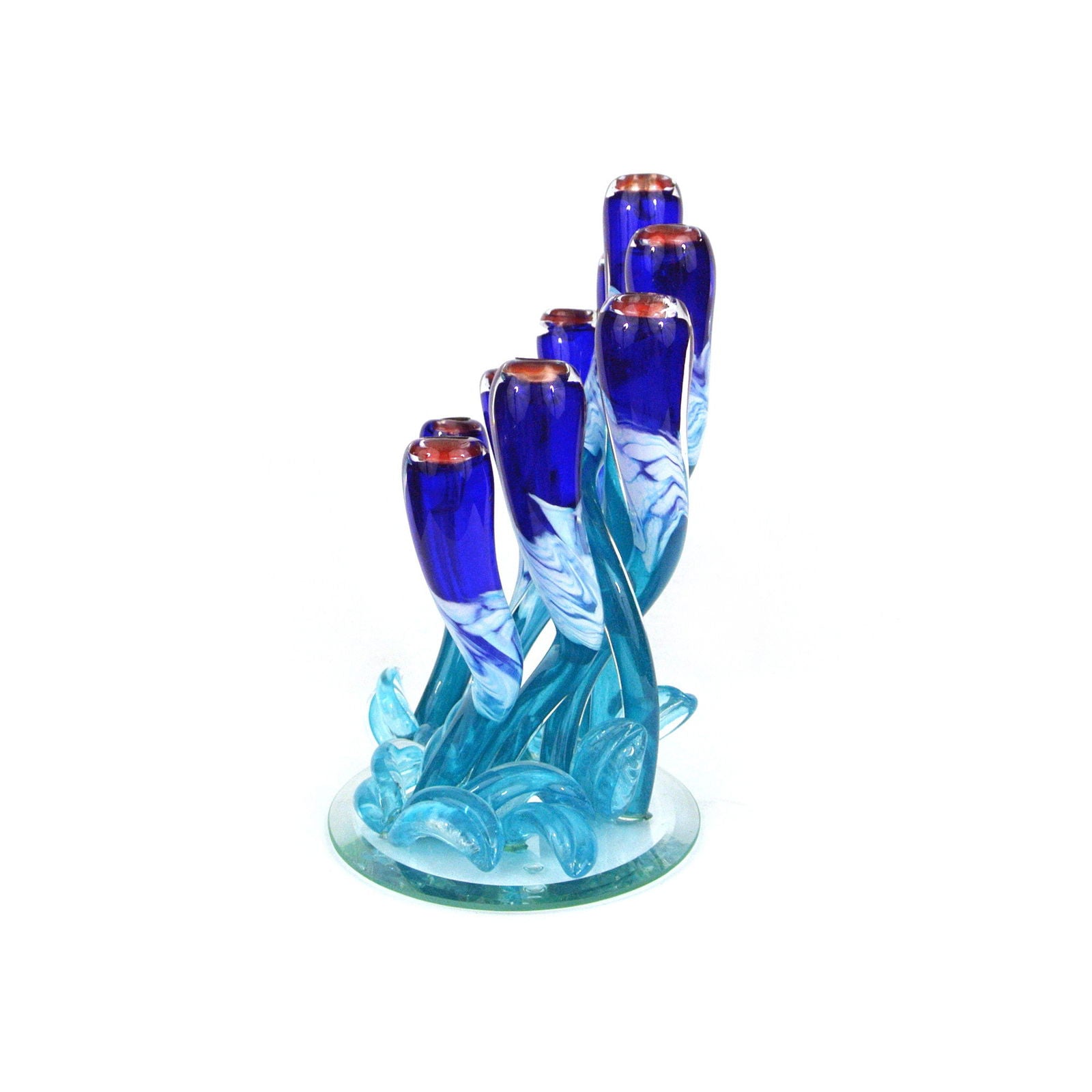 Large Twist Menorah / Candelabra - Petroff Gallery -  - Michael Hudson Menorah / Candelabra