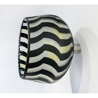 Large White/Yellow Wall Mounted Bowl - Petroff Gallery -  - Jared Last - Large White/Yellow Wall Mounted Bowl, 6" x 5.5" x 5.5"