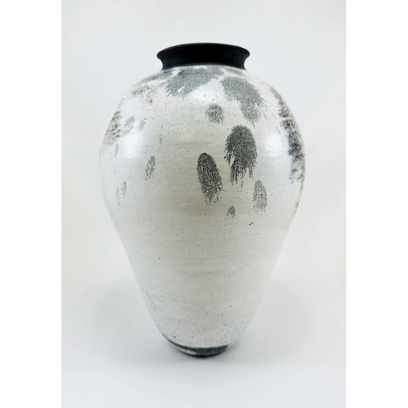 Large White Vessel - Petroff Gallery -  - Catherine Harasymiw - Large White Vessel, 13" x 7.5" x 7.5"