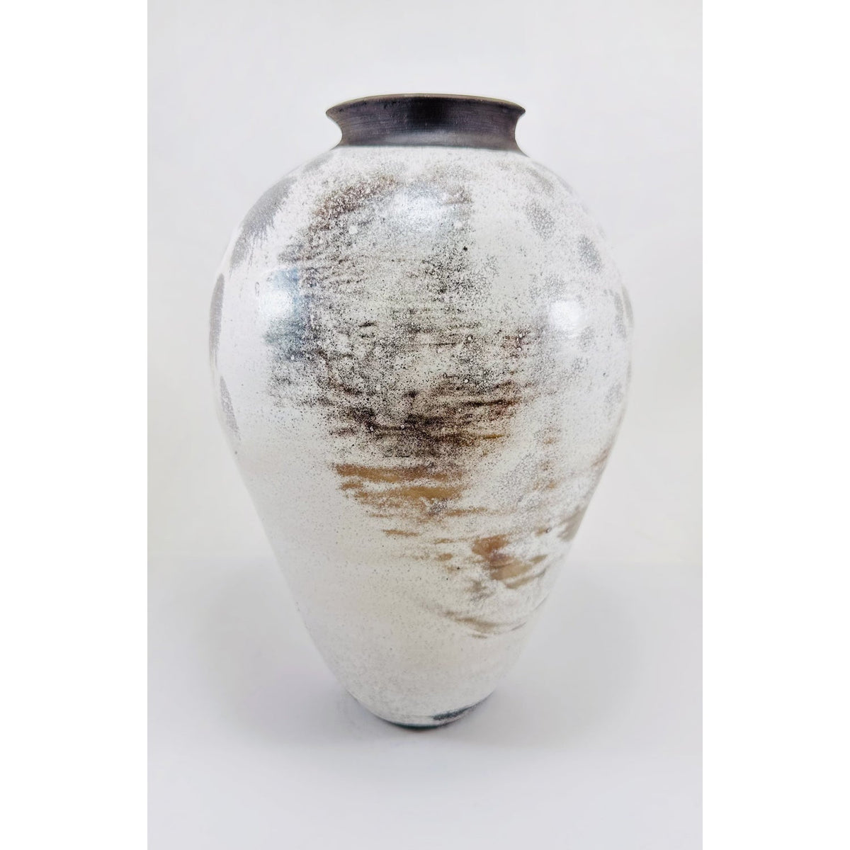 Large White Vessel - Petroff Gallery -  - Catherine Harasymiw - Large White Vessel, 13" x 7.5" x 7.5"