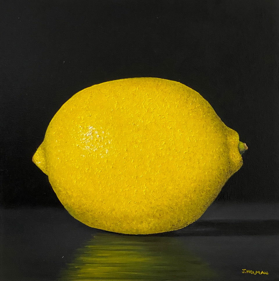 Lemon 12" x 12" - Petroff Gallery -  - 