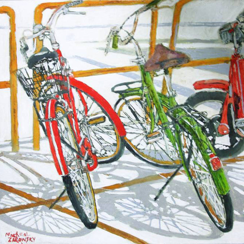 Lido Bikes 54 16" x 16" - Petroff Gallery -  - 