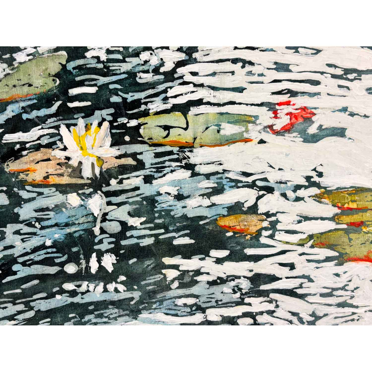 Lily On the Shadow Side 18" x 12" - Petroff Gallery - Painting