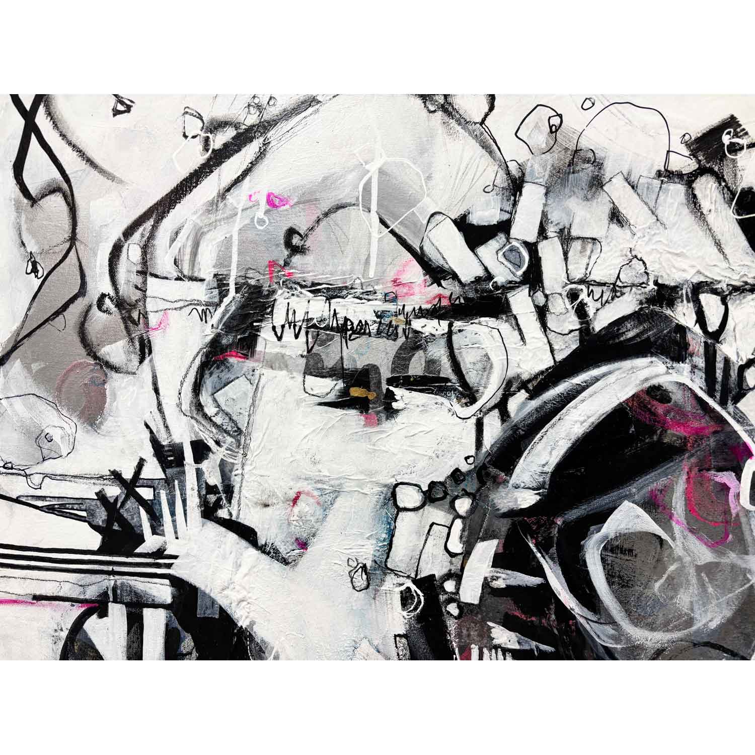Lines 48" x 48" - Petroff Gallery - Painting