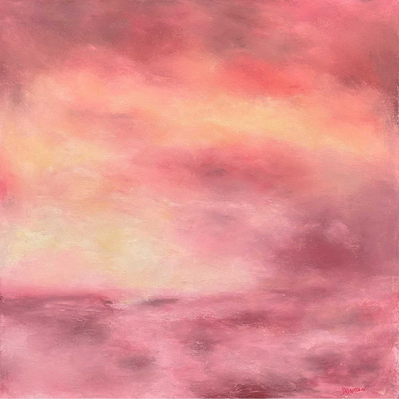 Listen To the Wind 42" x 42" - Petroff Gallery - Painting