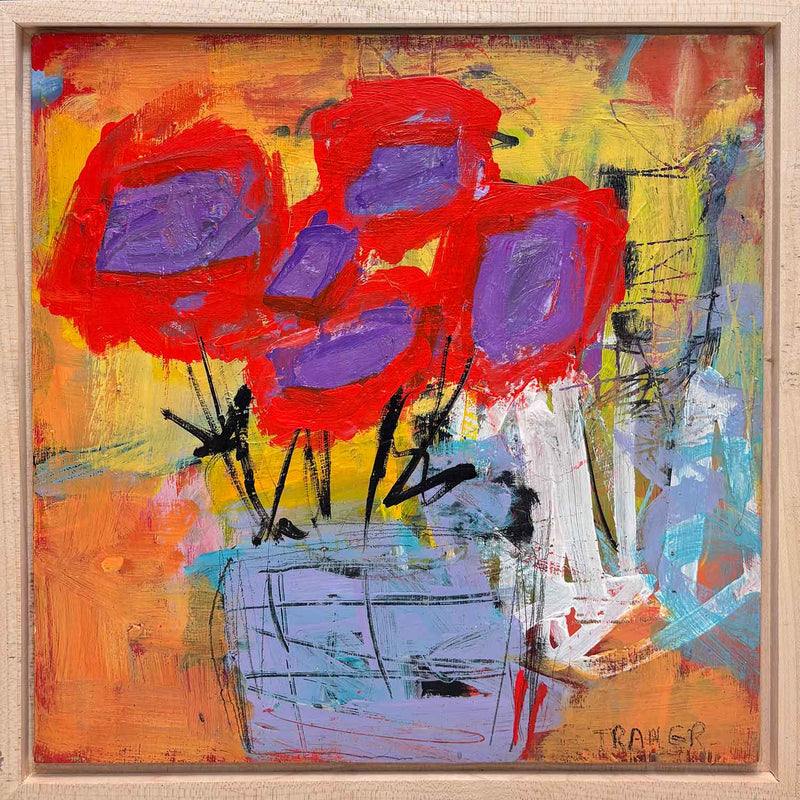 Love Bloom 13" x 13" - Petroff Gallery - Painting