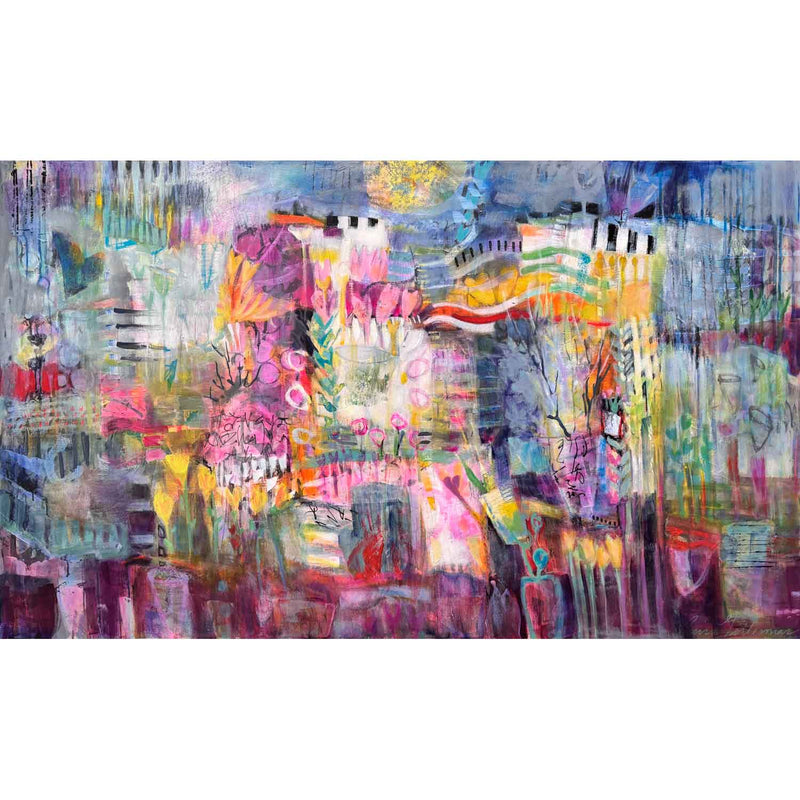 Love and Ice Cream Sundaes 36" x 60" - Petroff Gallery - Painting