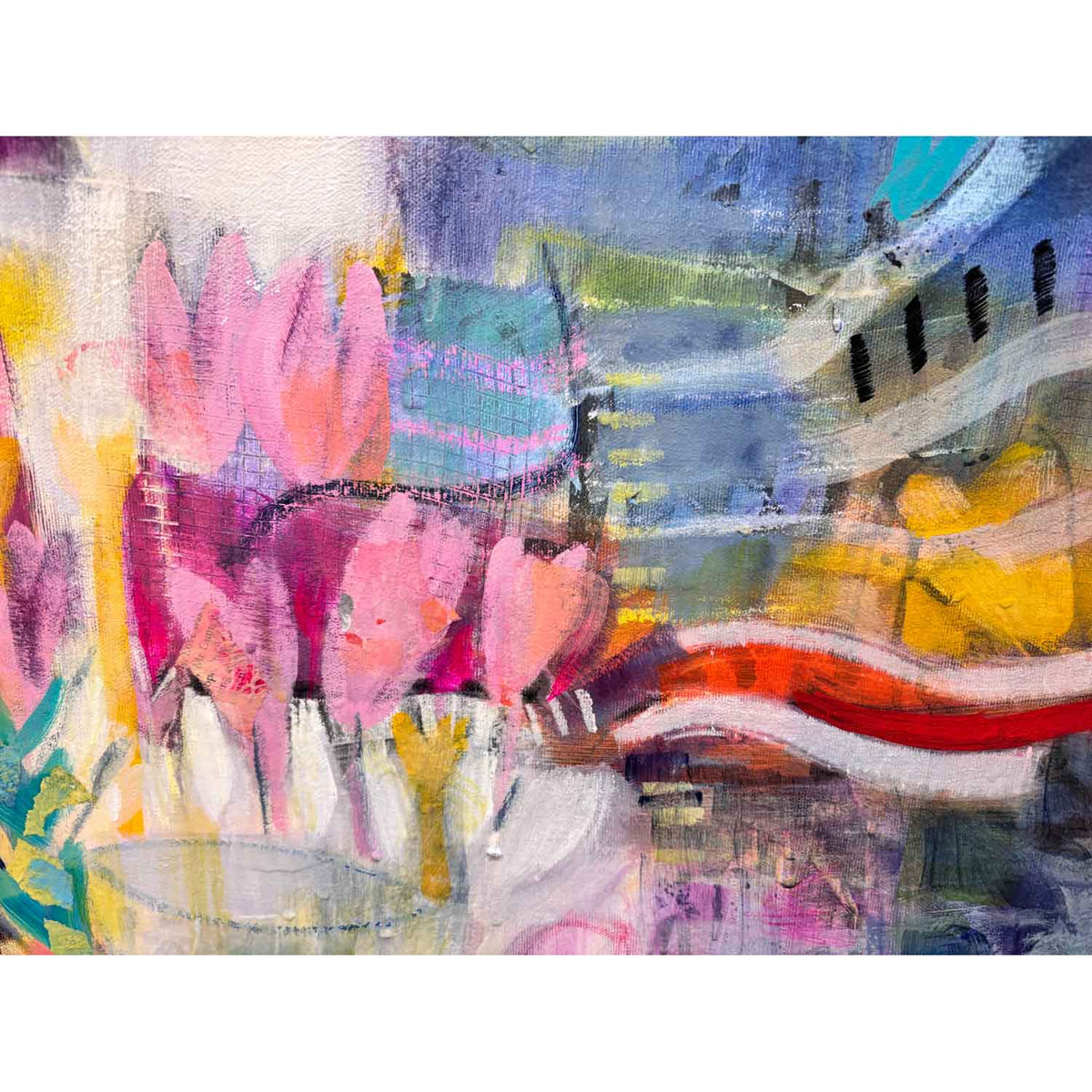 Love and Ice Cream Sundaes 36" x 60" - Petroff Gallery - Painting