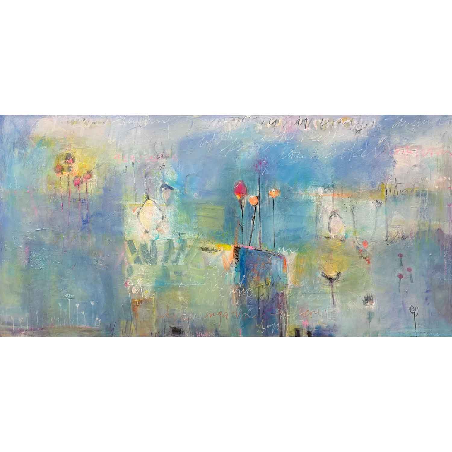 Love is in the Air 24" x 60" - Petroff Gallery - Painting