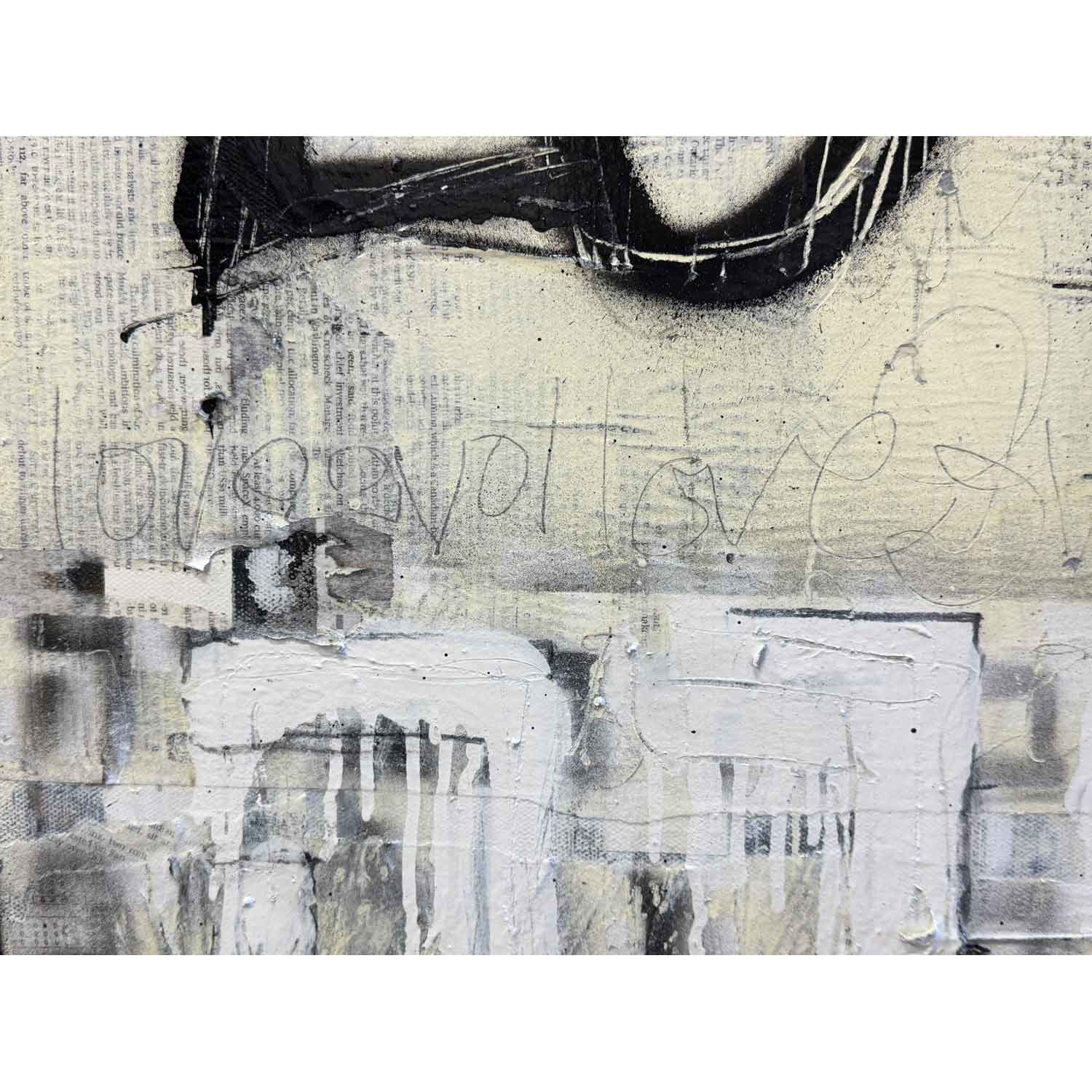 Love 36" x 24" Detail View - Petroff Gallery - Painting