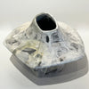 Low Wide White Vase - Petroff Gallery -  - Mariana Bolanos - Low Wide White Vase