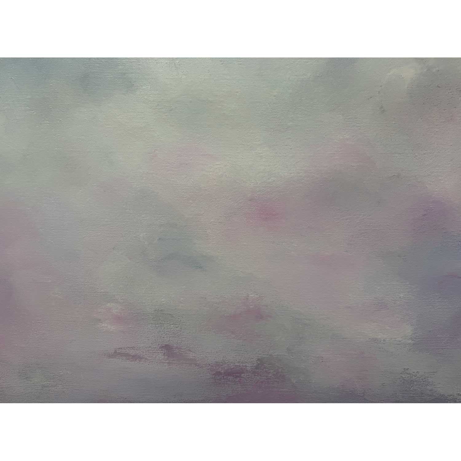 Lueur D'espoir 36" x 36" - Petroff Gallery - Painting - Close up 2
