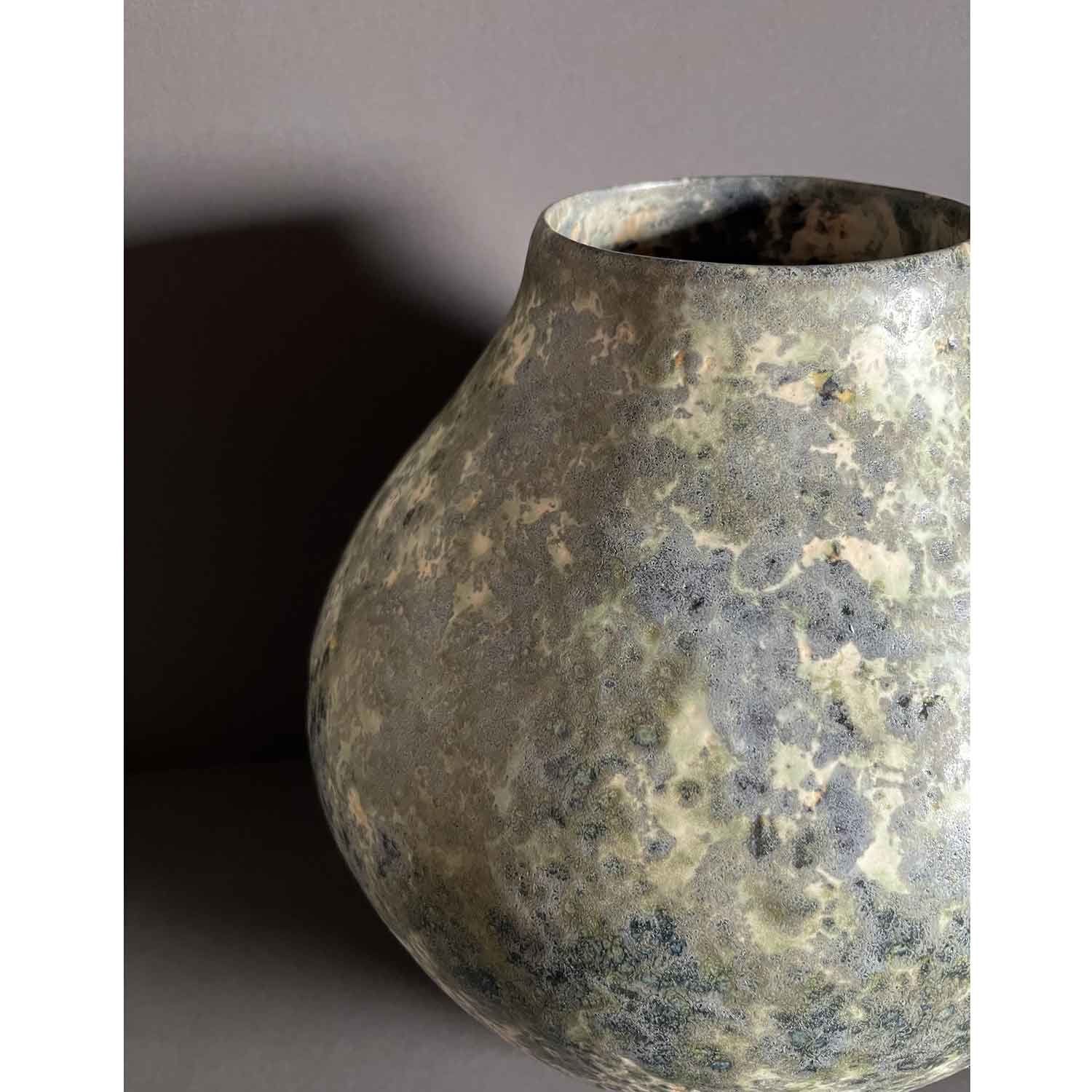 Med Green vase - Petroff Gallery - Ceramic 
