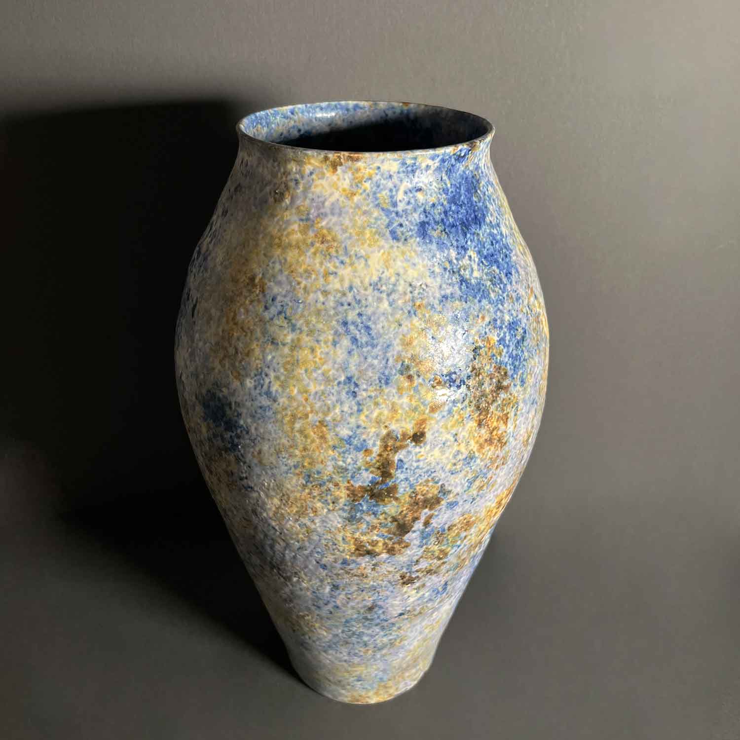 Tall Cobalt Blue Vase - Petroff Gallery - Ceramic