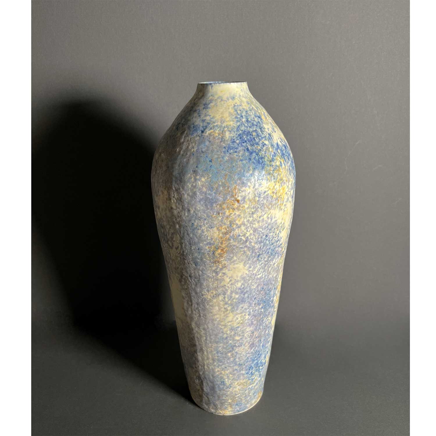 Tall Cobalt Lavender Vase - Petroff Gallery - Ceramic