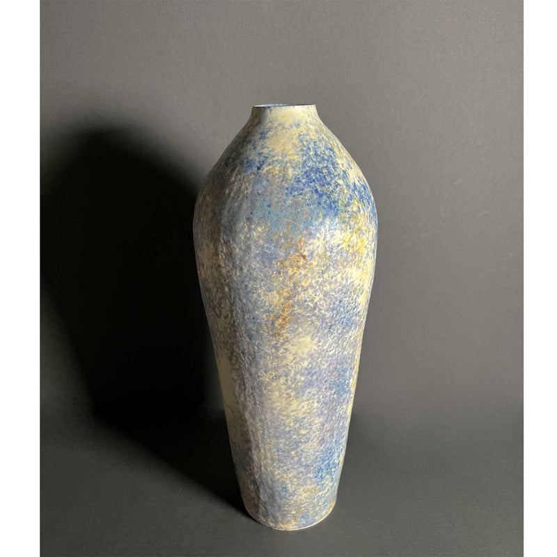 Tall Cobalt Lavender Vase - Petroff Gallery - Ceramic