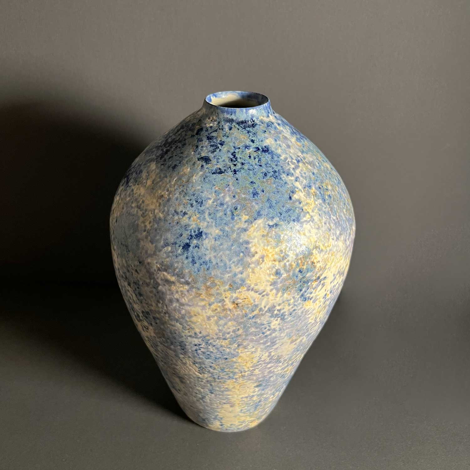 Med Cobalt Blue Vase - Petroff Gallery - Ceramic 