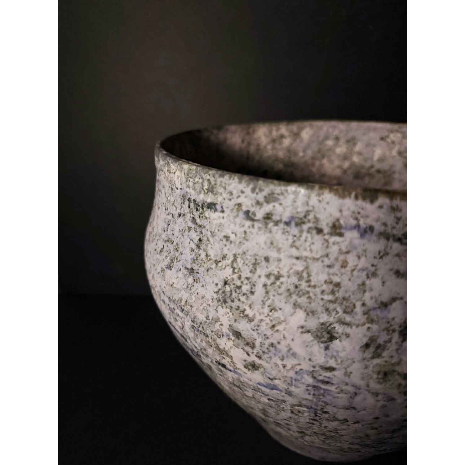 Large Iris Vase Detail View - Petroff Gallery - Ceramic Art