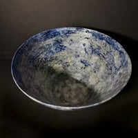 Blue Bowl Top View - Petroff Gallery - Ceramic Art